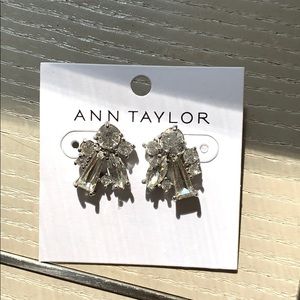 Ann Taylor faux diamond studs